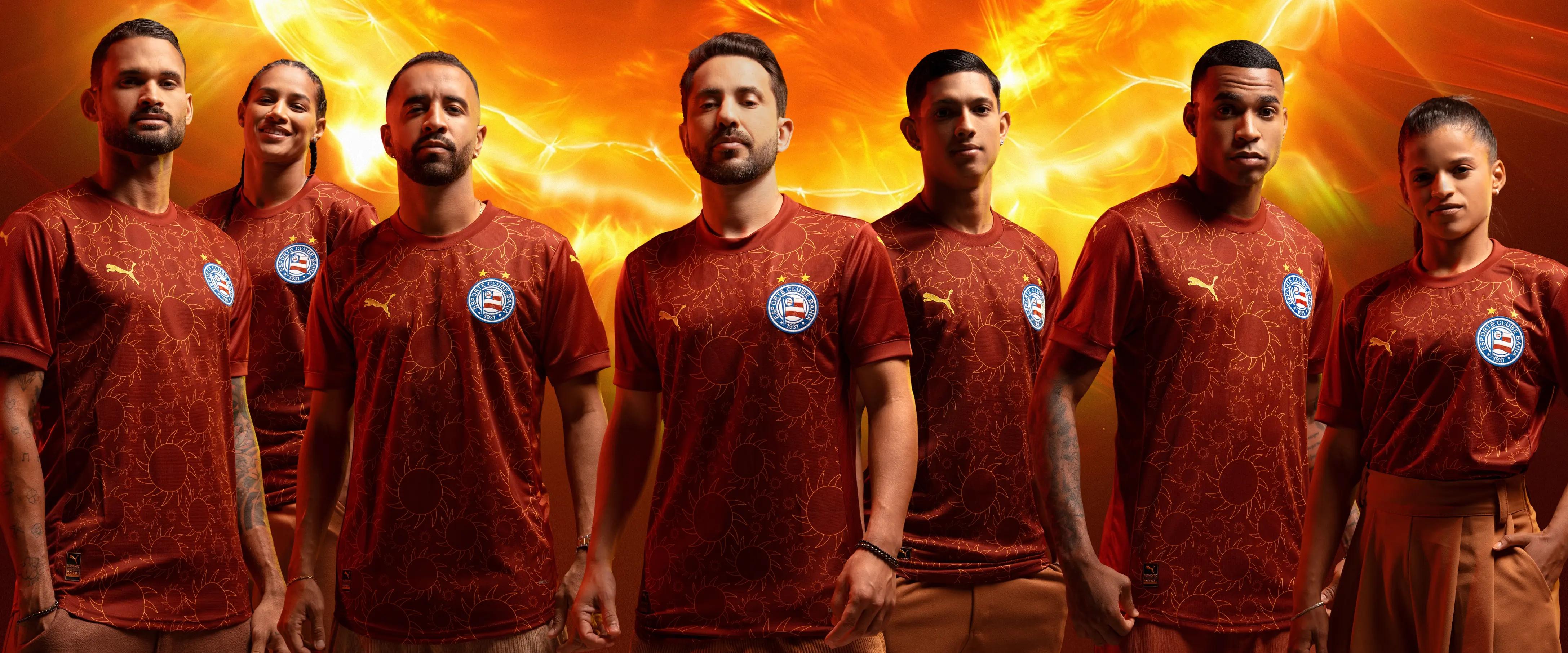 Bahia lança novo terceiro uniforme com homenagem ao sertão