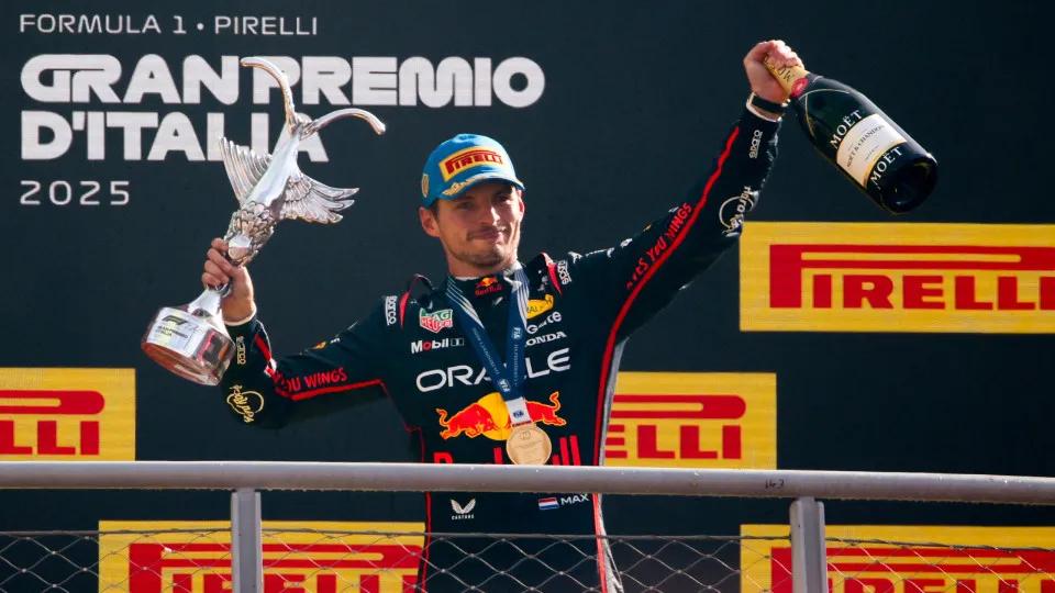 Verstappen vence GP da Itália; Bortoleto termina em 8º em Monza