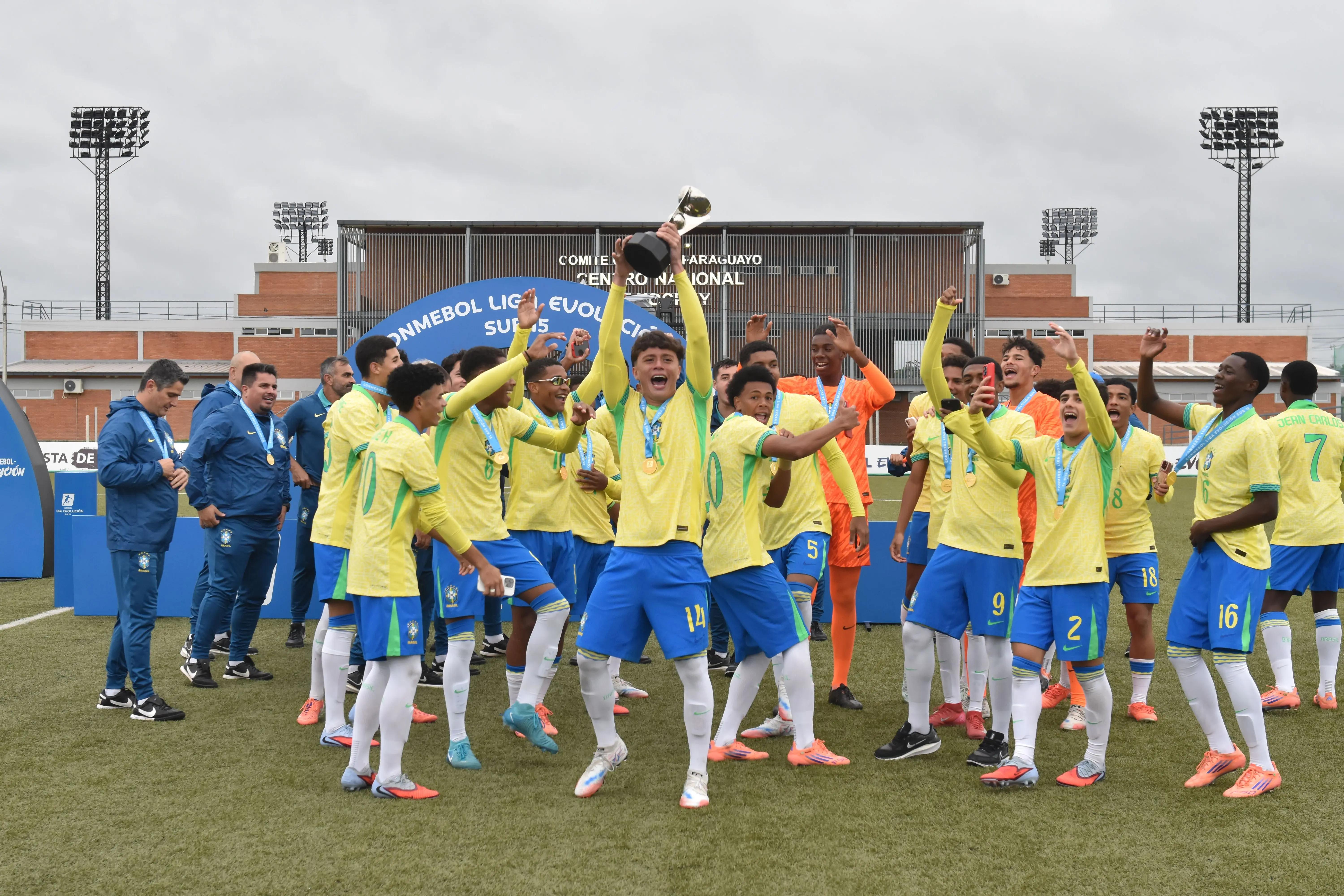 Brasil vence a Argentina e conquista a Liga Evolução Sub-15