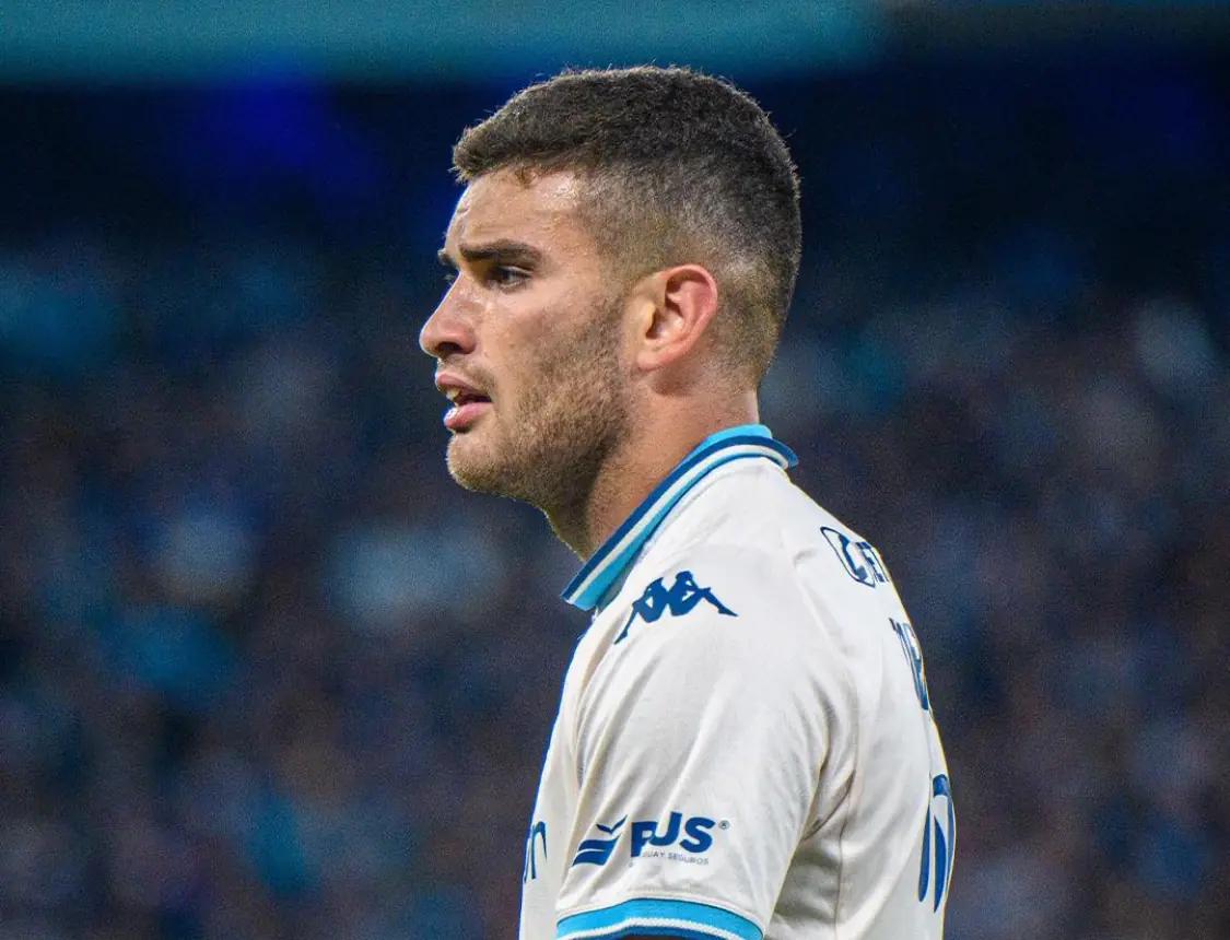 Franco Pardo deixa jogo com lesão muscular e pode desfalcar o Racing no duelo contra o Flamengo pela