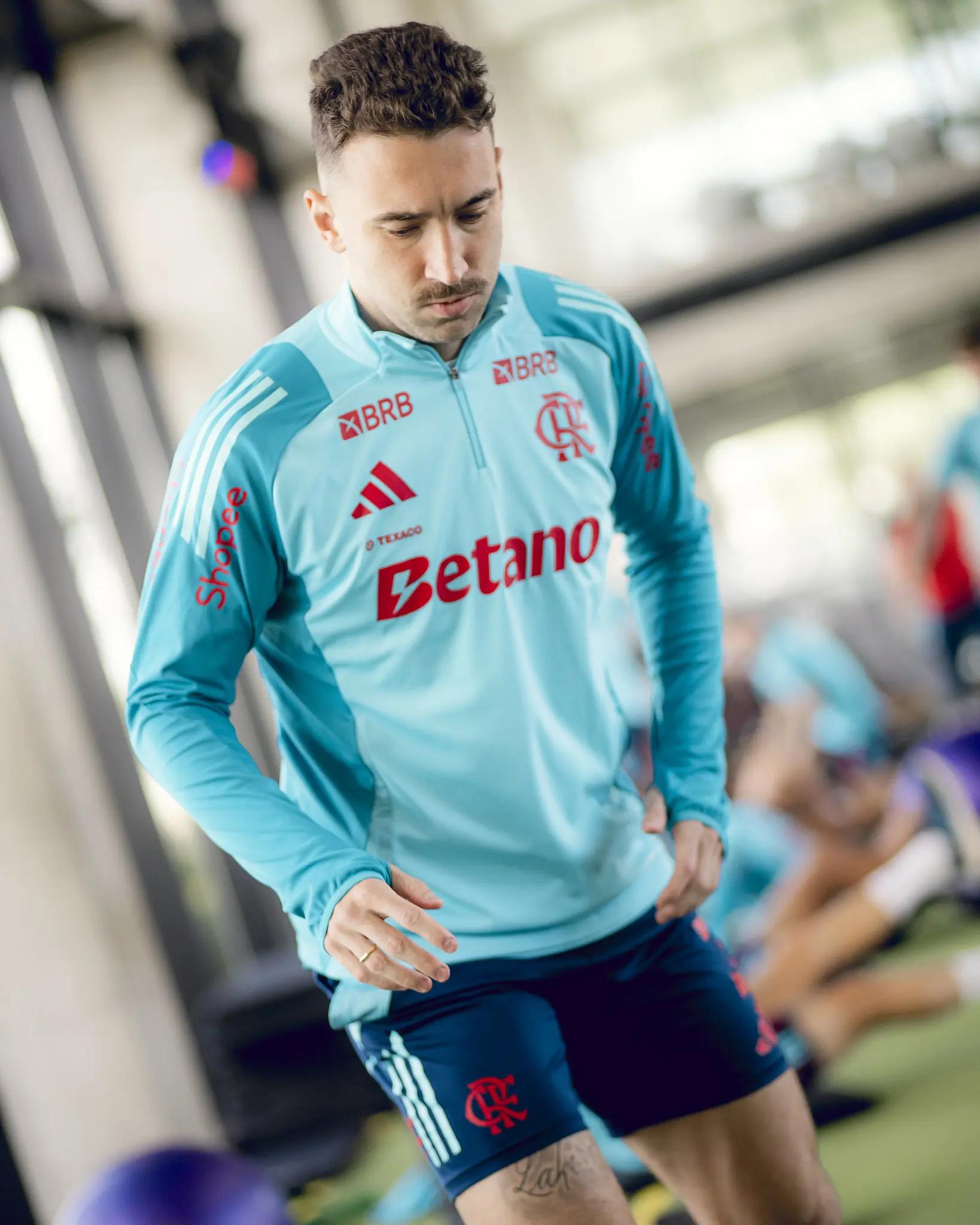 Flamengo encerra treino antes de decisão com o Racing na Libertadores