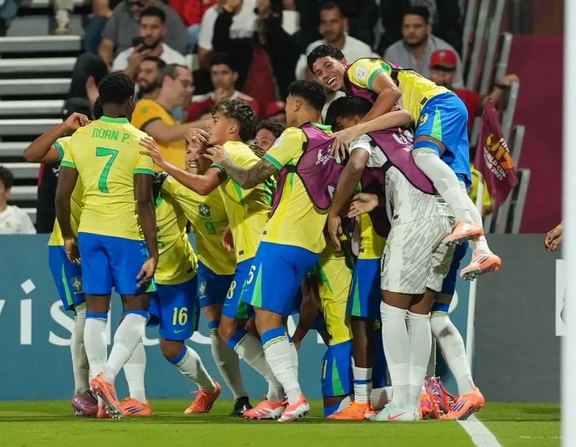 Brasil vence Marrocos e avança à semifinal da Copa do Mundo sub-17
