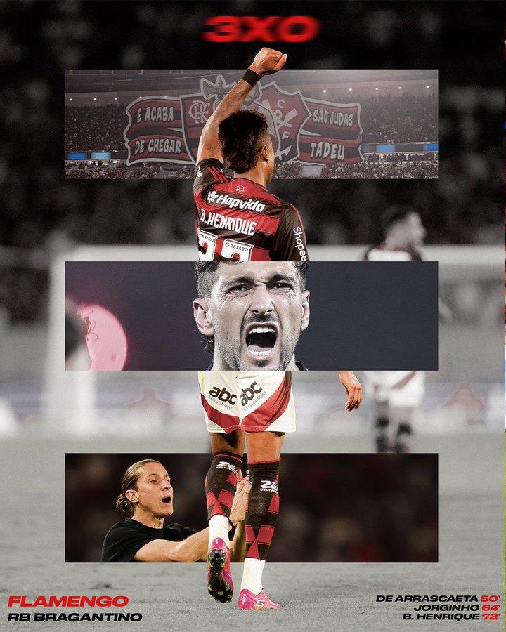 Flamengo vence, aproveita tropeço do Palmeiras e mira título do Brasileirão