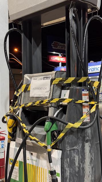 Procon-JP interdita todas as bombas de posto por fraude em João Pessoa