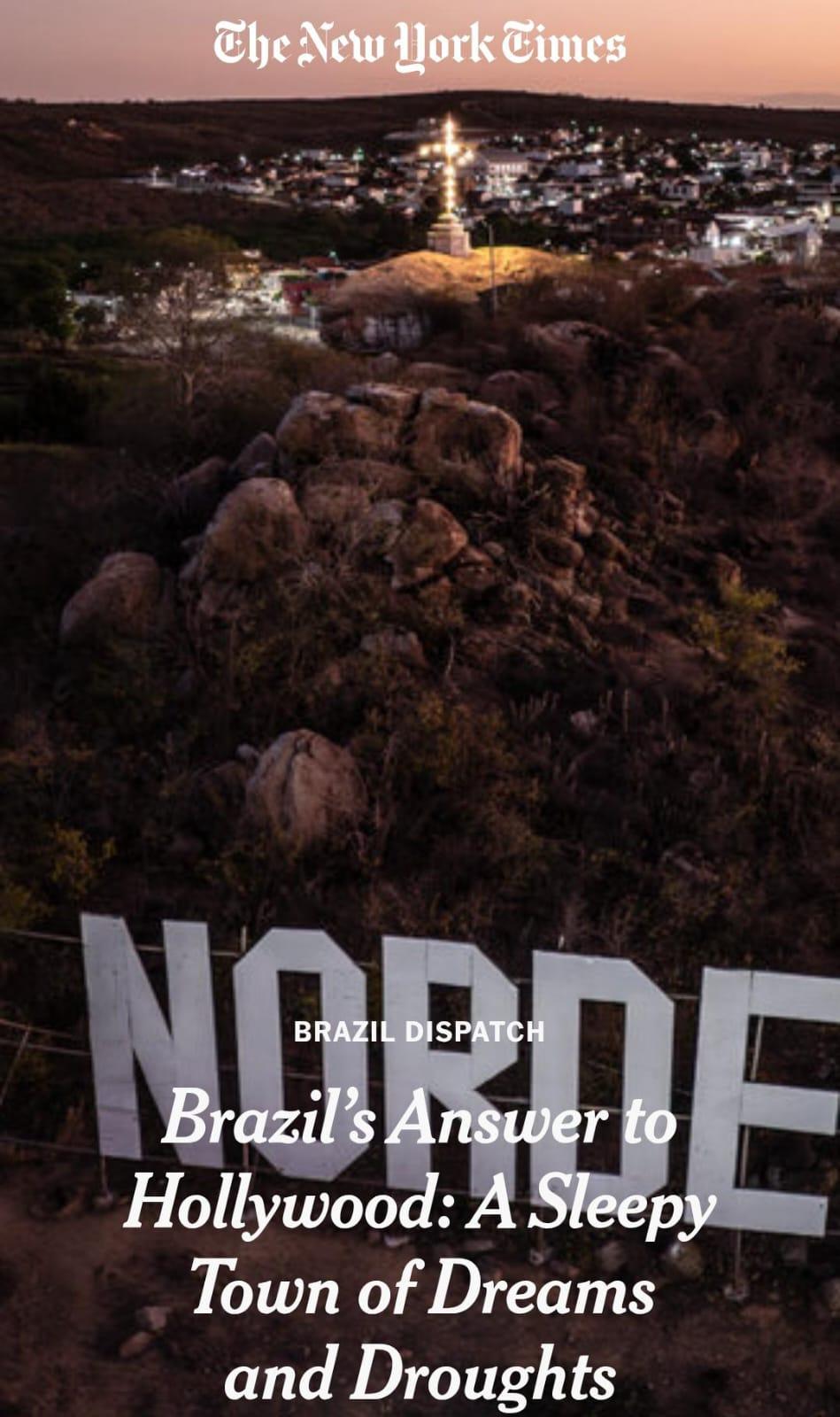 Cabaceiras é destaque no New York Times por trajetória no audiovisual