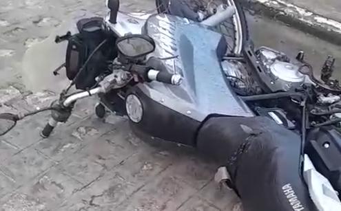 Moto abandonada é encontrada em João Pessoa nesta segunda (8)