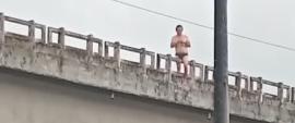 Homem tenta suicídio em viaduto de Mamanguape