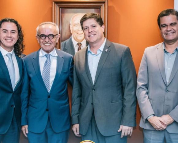 Cícero Lucena sinaliza filiação ao MDB após encontro com Baleia Rossi