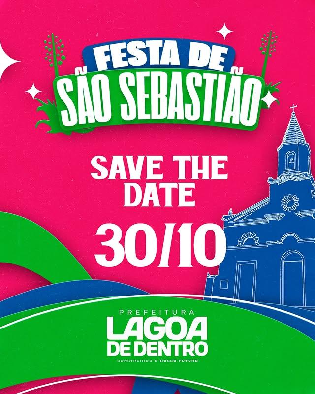 Lagoa de Dentro anuncia atrações das festas de dezembro e janeiro