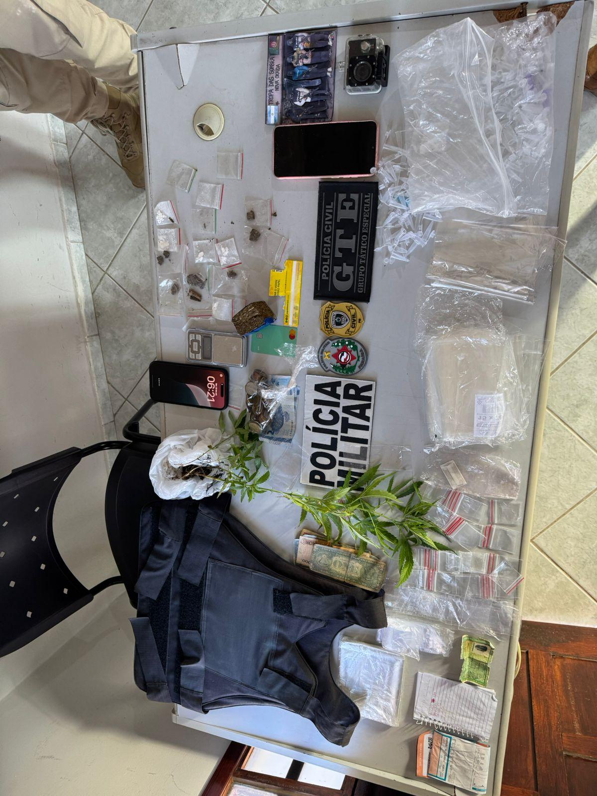 Polícia prende traficante e suspeito de homicídios em operação em Nova Floresta