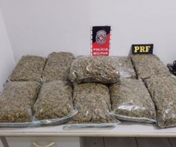 PRF prende seis pessoas e apreende 16 kg de drogas em rodovias da Paraíba