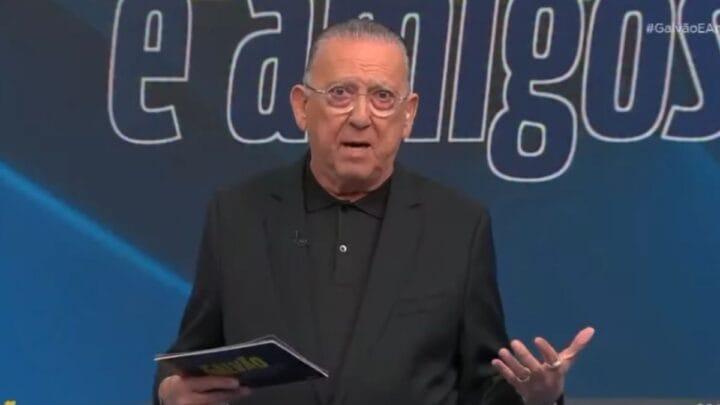 Galvão Bueno é internado com pneumonia no Sírio-Libanês em São Paulo