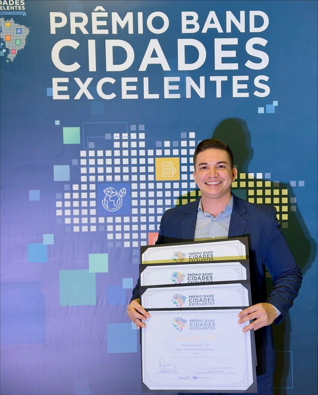 Guarabira vence Prêmio Band Cidades Excelentes 2025 com gestão de Léa Toscano