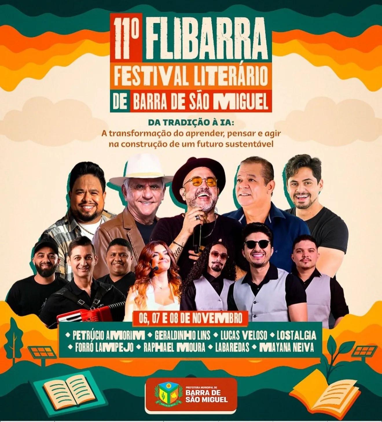 FLIBARRA 2025 transforma Barra de São Miguel em palco de cultura e educação