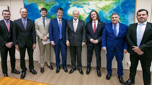 Veneziano e Ruy se reúnem com vice-presidente Geraldo Alckmin para discutir medidas contra prejuízos