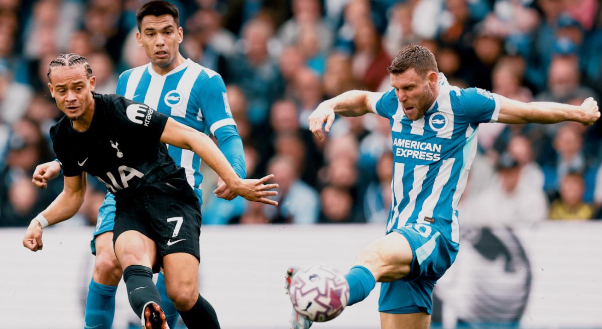 Tottenham supera desvantagem e empata com Brighton na Premier League